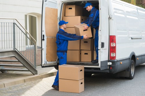 Worker wearing PPE during storage operations