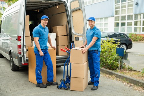 House moving service handling furniture in Hackneymarshes
